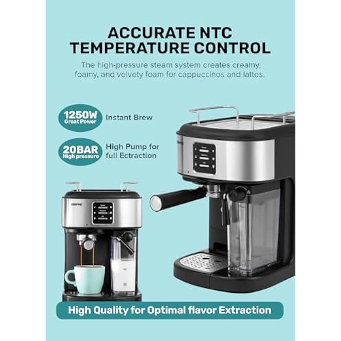 Espresso & Cappuccino Coffee Machine GCM1215