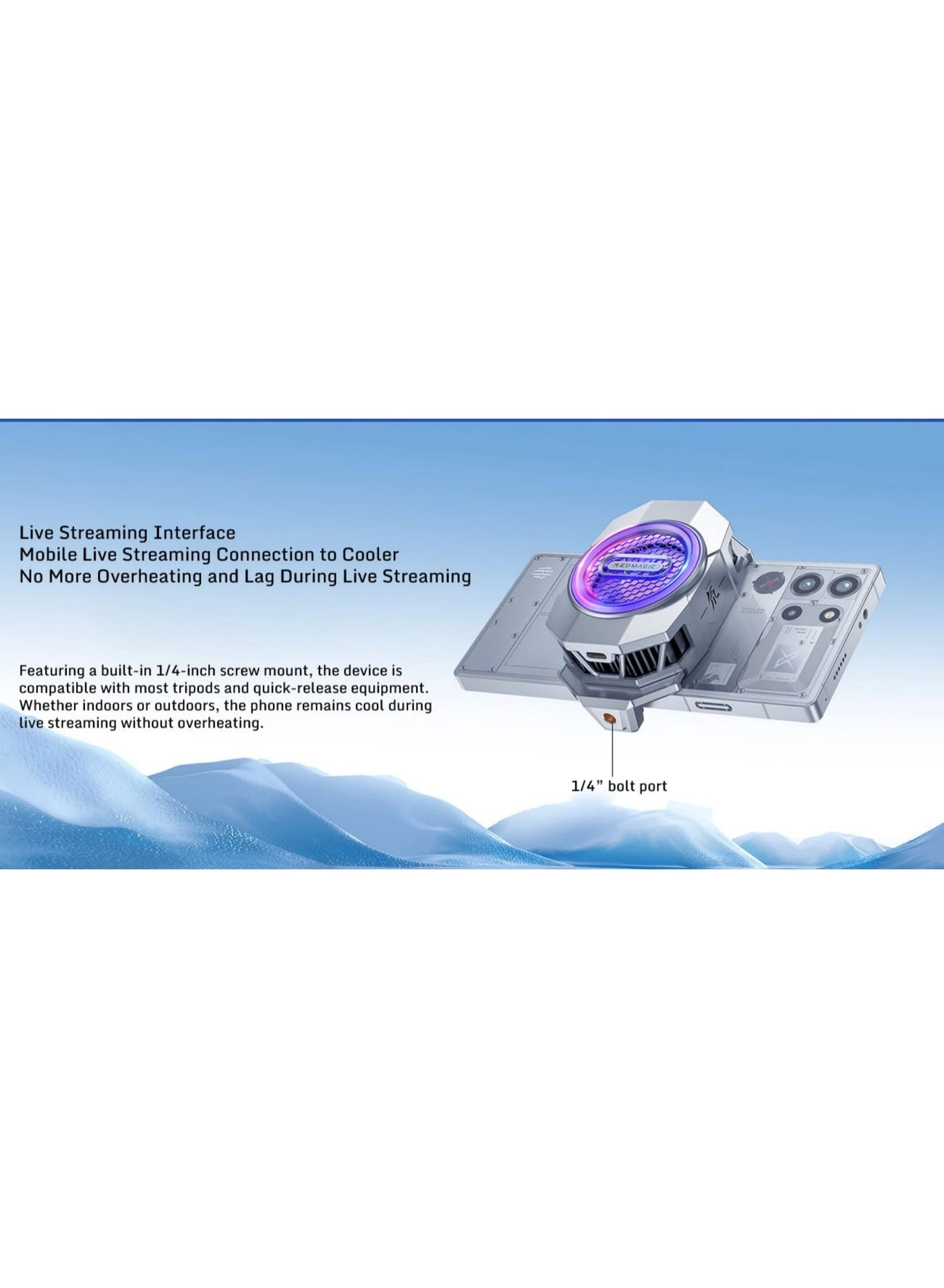 VC Cooler 6 - 30W Magnetic RGB Lighting