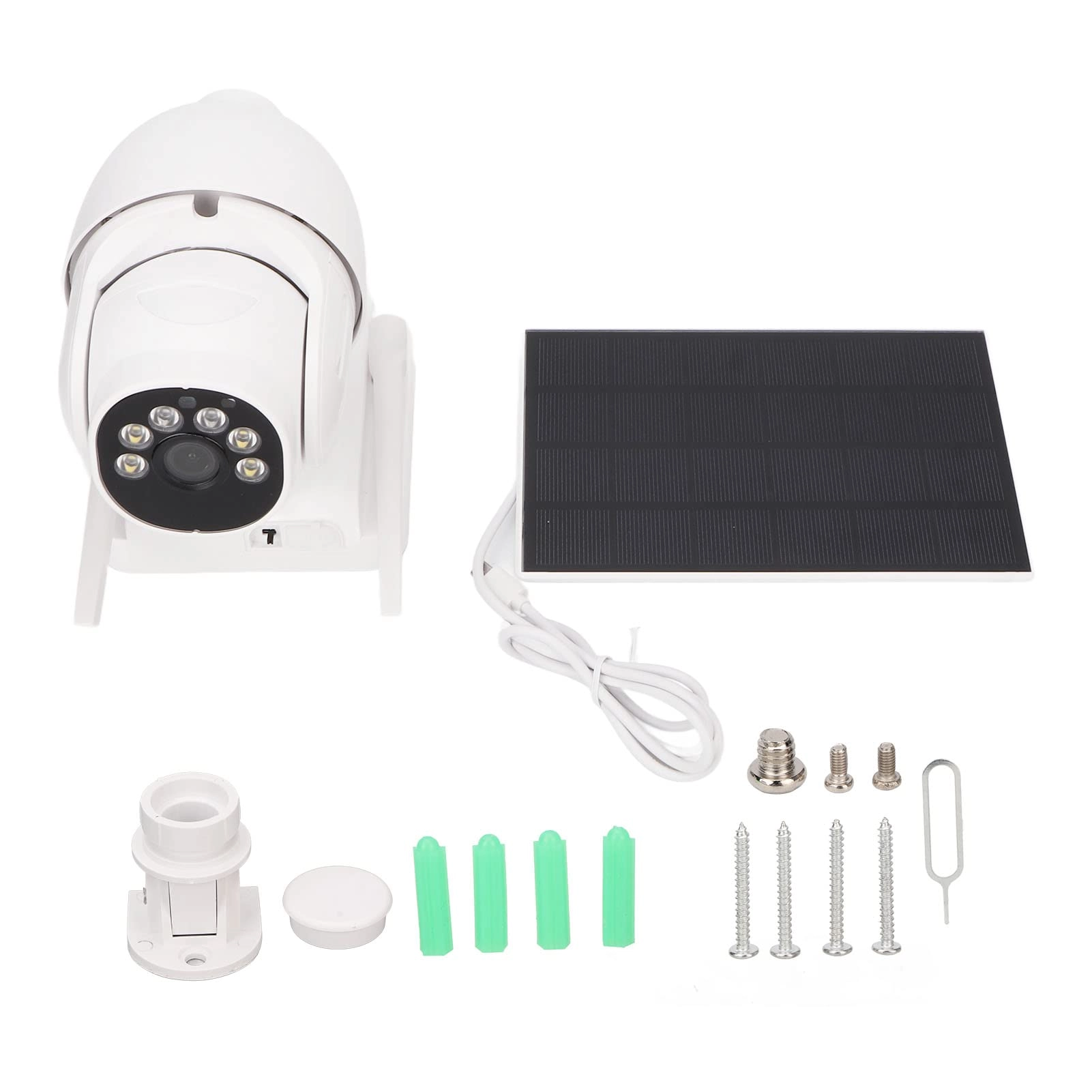 Triple Lens Solar Security Camera 1080p
