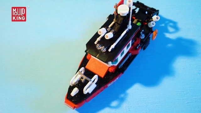 10084 Sea Rescue Boat Kit - Police