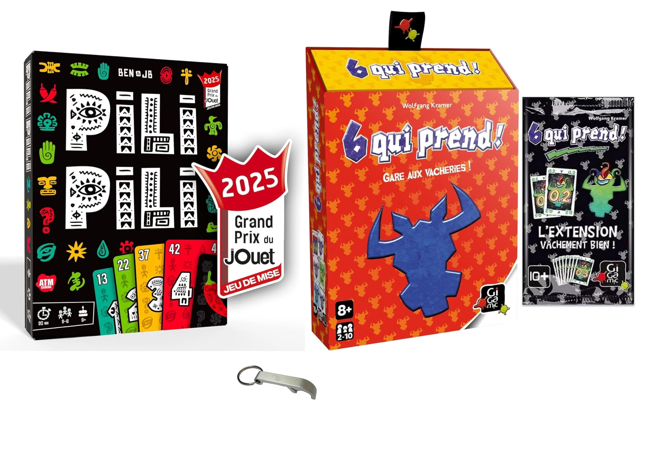 Blumie Shop Pili Pili + 6 Takes + Vachement + Bottle Opener (French)