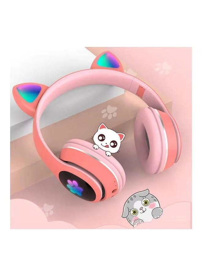 Glowing Cat Ear Headphones Wireless Headphone