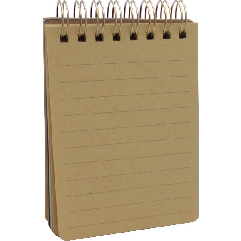 Memo Notebook A7 Spiral - Lined 60 Sheets