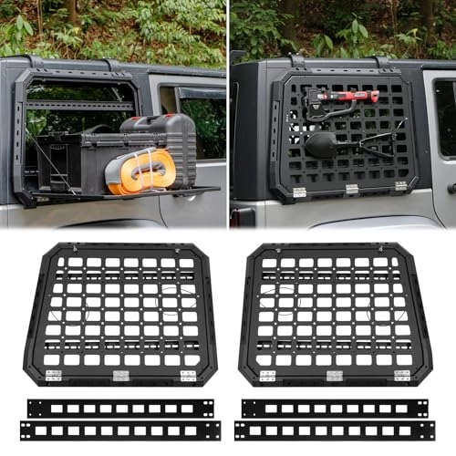 Rear Window Storage Panel Kit - Jeep Wrangler JK & JLU 2007-2018