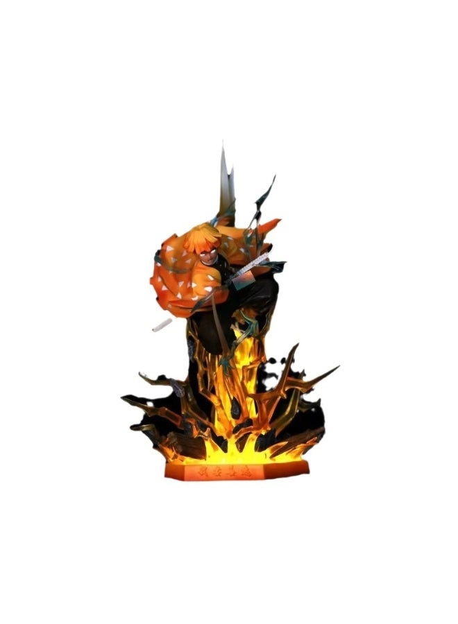 halamodo Zenitsu Agatsuma Double Head Sculpture - PVC