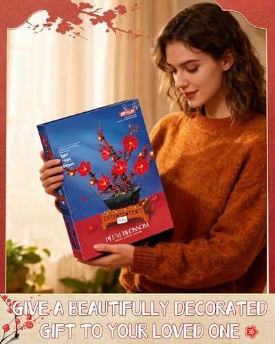 Plum Blossom Building Set - Plum Blossom 669 pcs