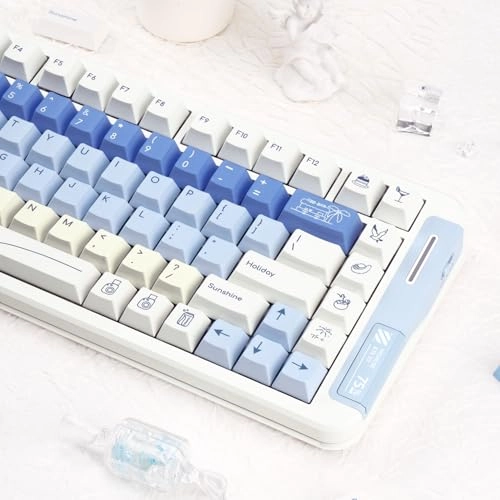 130 Keys Cherry Profile PBT Keycaps - Bluetooth USB-C