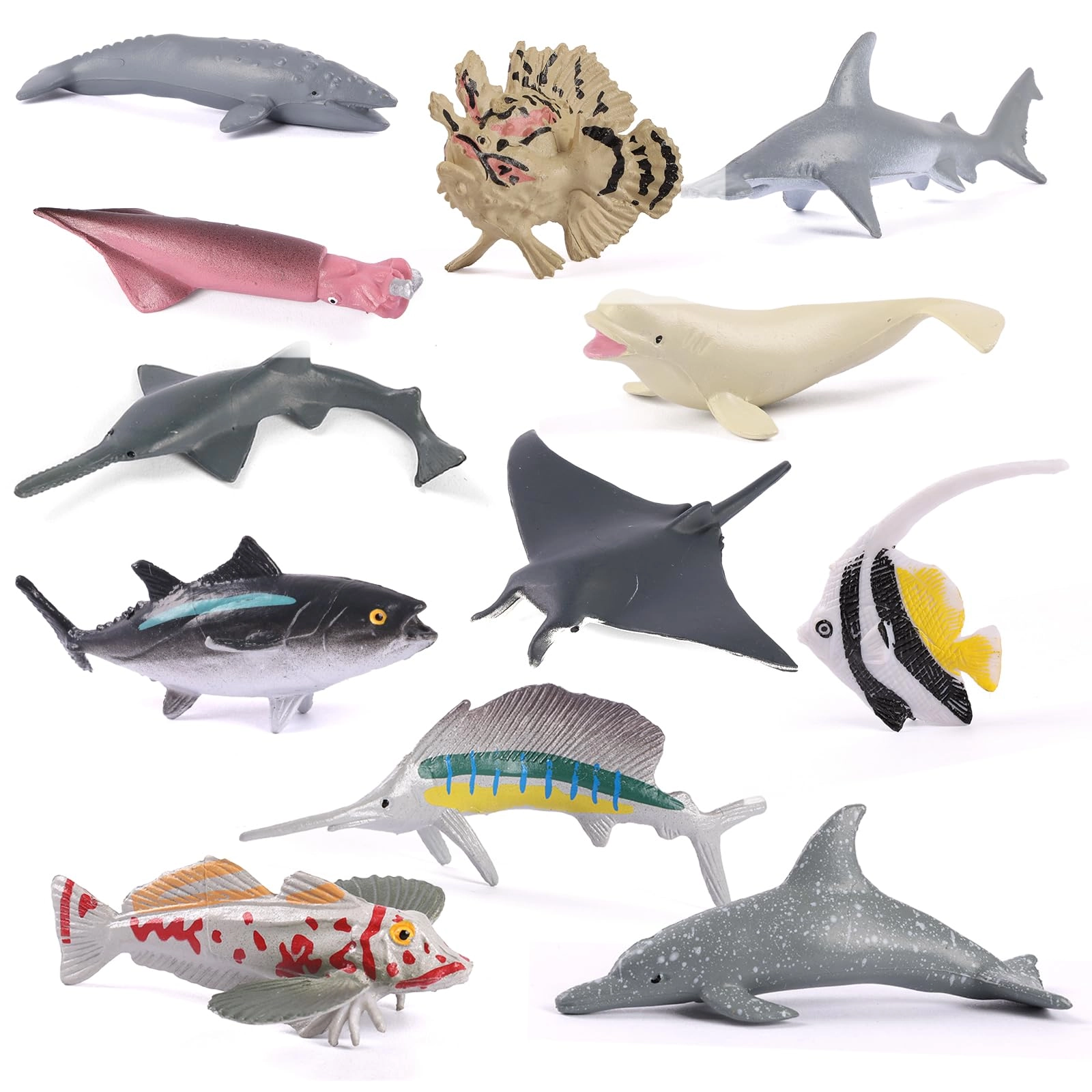 Maxmoc Sea Animals Toys - 12pcs