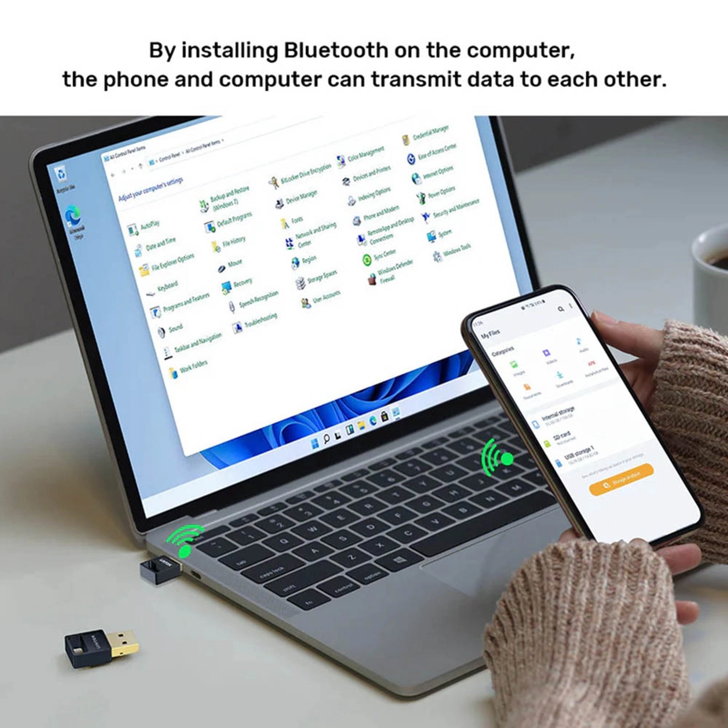 USB Bluetooth Adapter - Bluetooth 5.3 USB-A