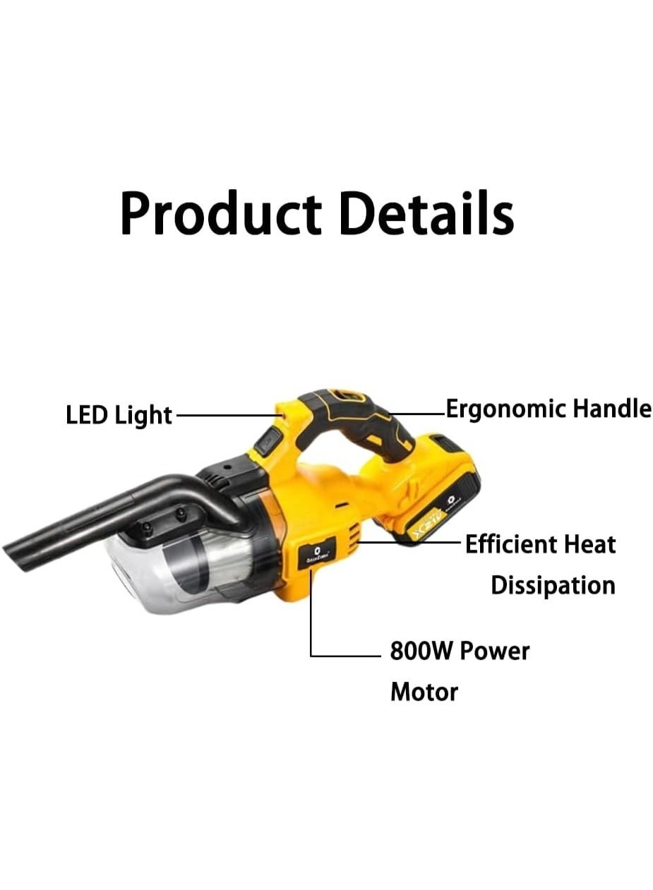 5 in 1 Cordless Vacuum - 2pcs 21V 4.0ah