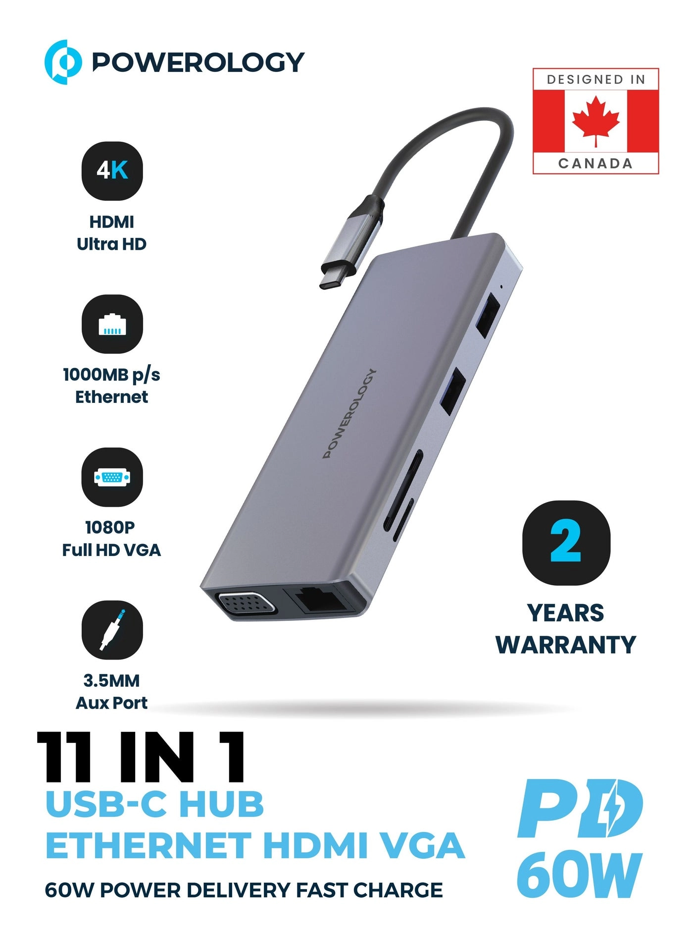 11 in 1 USB-C Hub