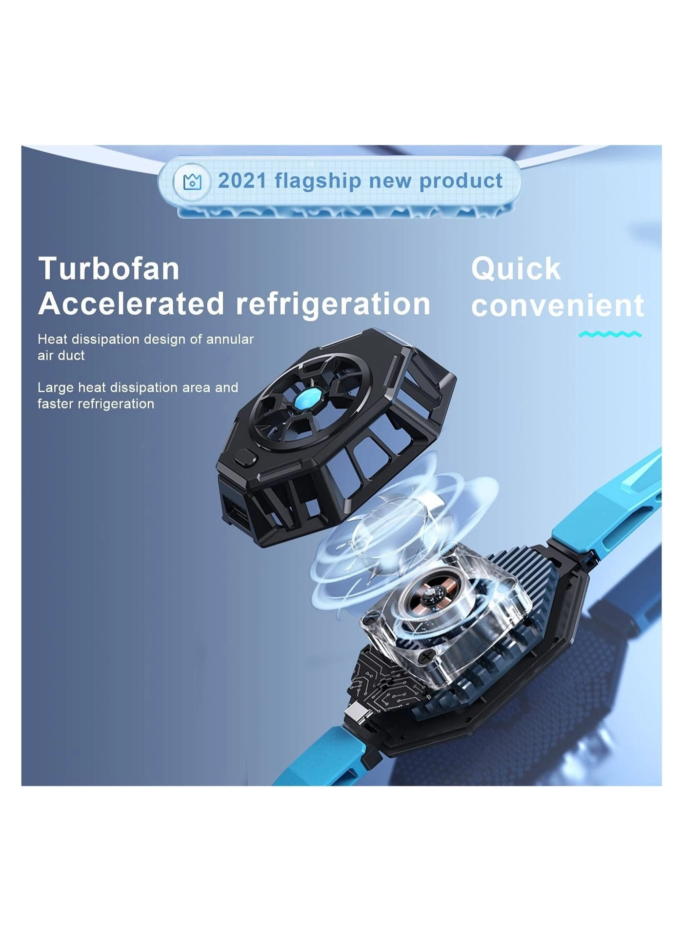 Semiconductor Cooler - Heat Sink RGB Back Clip