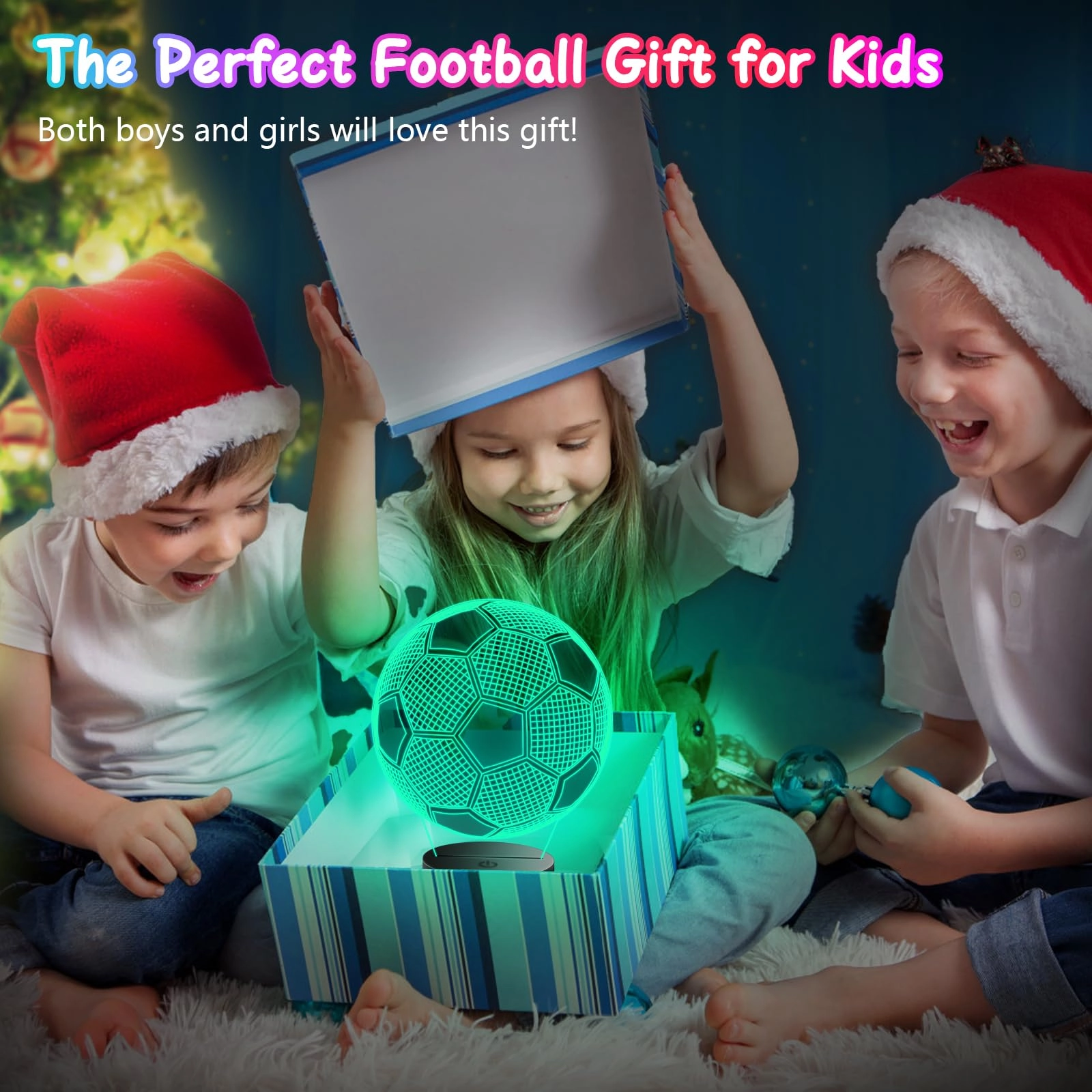 Football Lamp - LED lamp Black