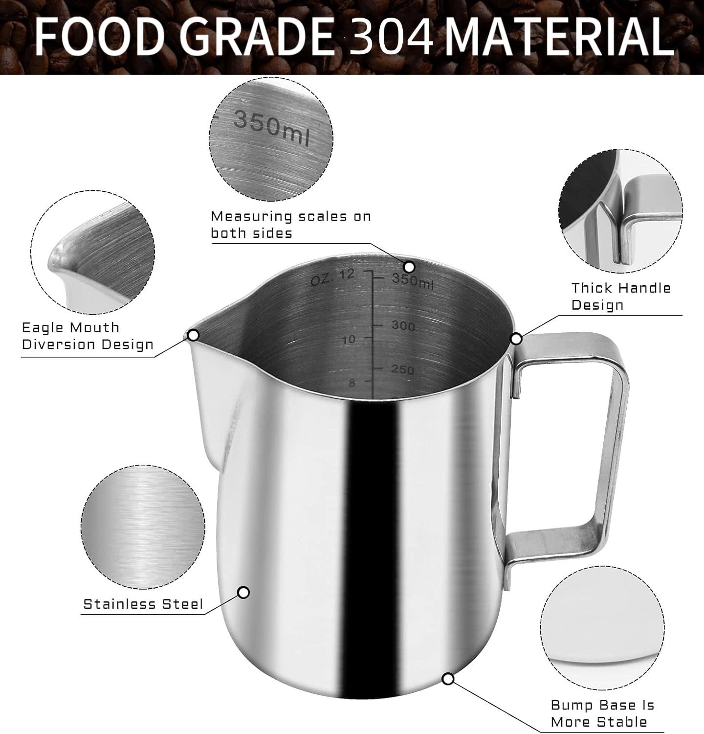 51mm Coffee Tamper - 24PCS 316stainlesss Kit