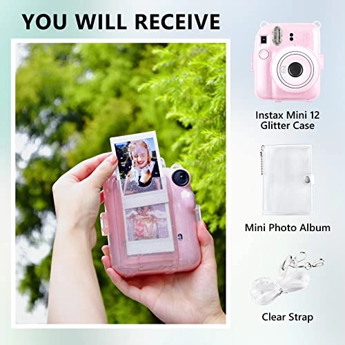 Instax Mini 12 Case - Instax Mini 12 Glitter
