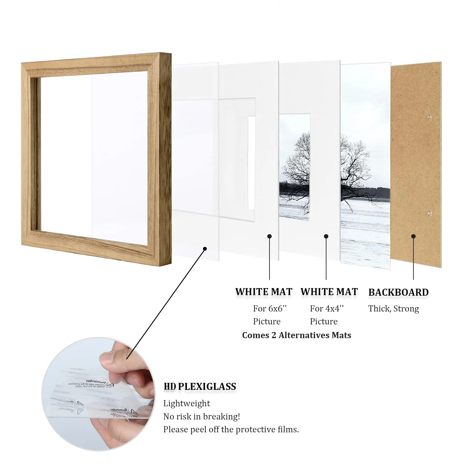 Collage Picture Frame - 8x8 Set