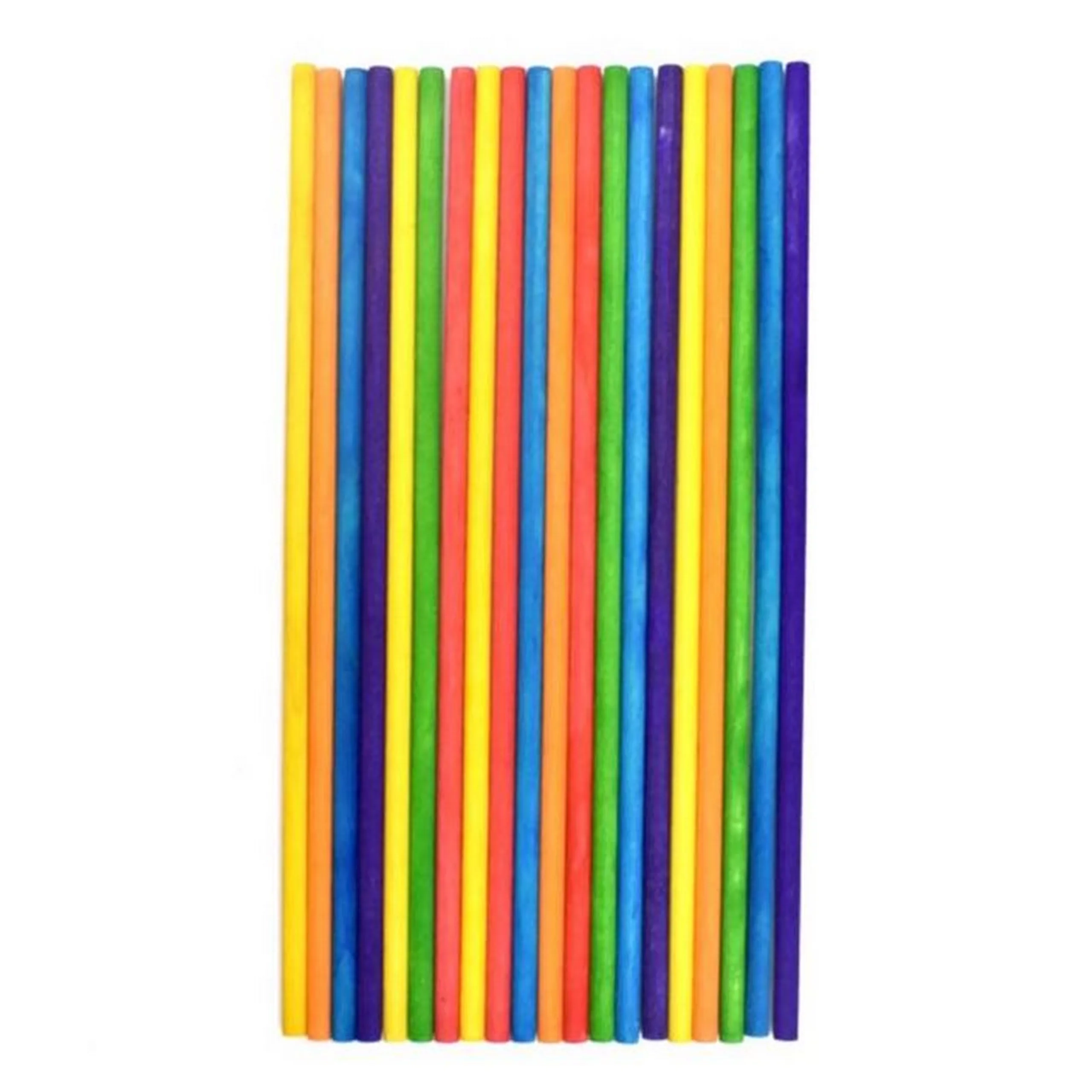 Mindset Wooden Colorful Dowels Sticks - Suitable for 3 years & above 20pcs