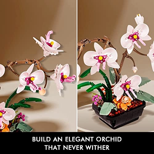 Orchid Flowers Building Kit - 581 pcs