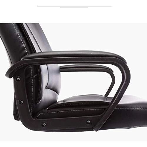 Desk Chair - PU Leather Brown High Back