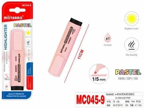 AL ARQAM LLC MC045-9 - Multicolor fine point broad chisel tip