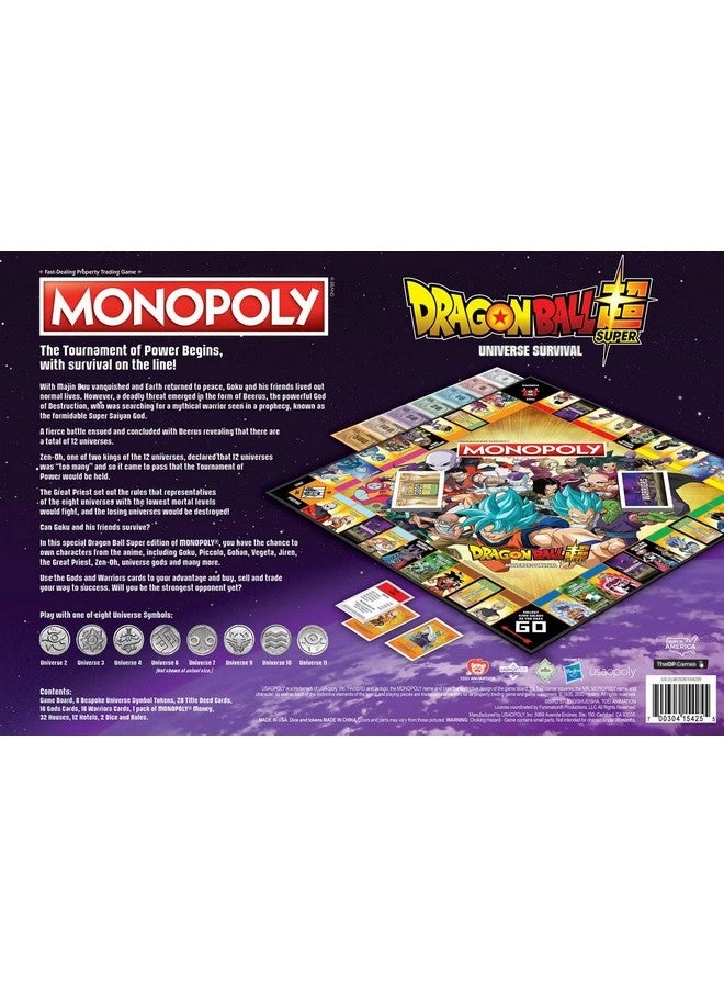 Monopoly: Dragon Ball Z Recruit Legendary Warriors