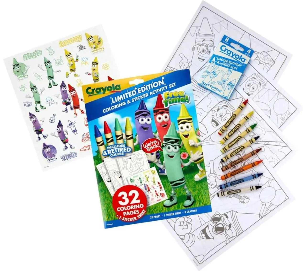 Retired Colors Wild Journeys Coloring & Activity Set - 8 piece(s)