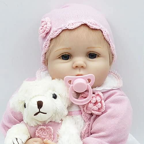 Reborn Baby Doll - 55cm Soft Silicone Limbs Cloth Body