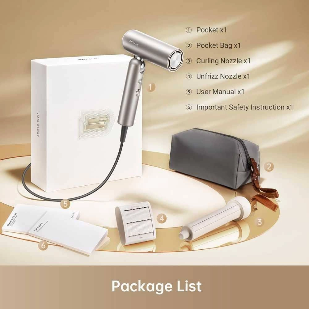AHD51 - Pocket Hair Dryer 1300W