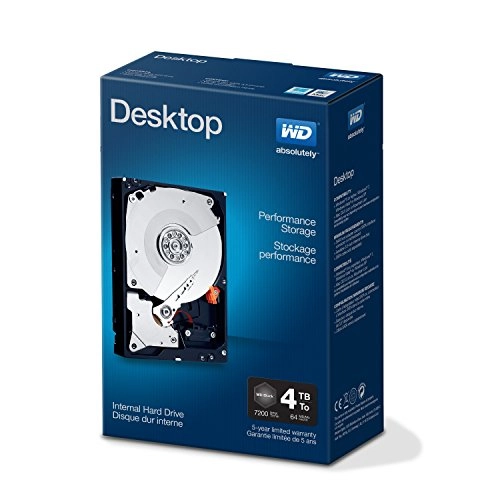 Desktop Performance 3.5" 7200rpm SATA 6Gb/s (WDBSLA0040HNC-NRSN) - 4TB