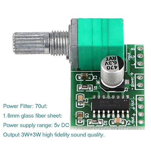 PAM8403 - Class D 2-channel 3W