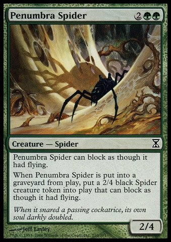 Wizards of the Coast Magic Gathering Penumbra Spider