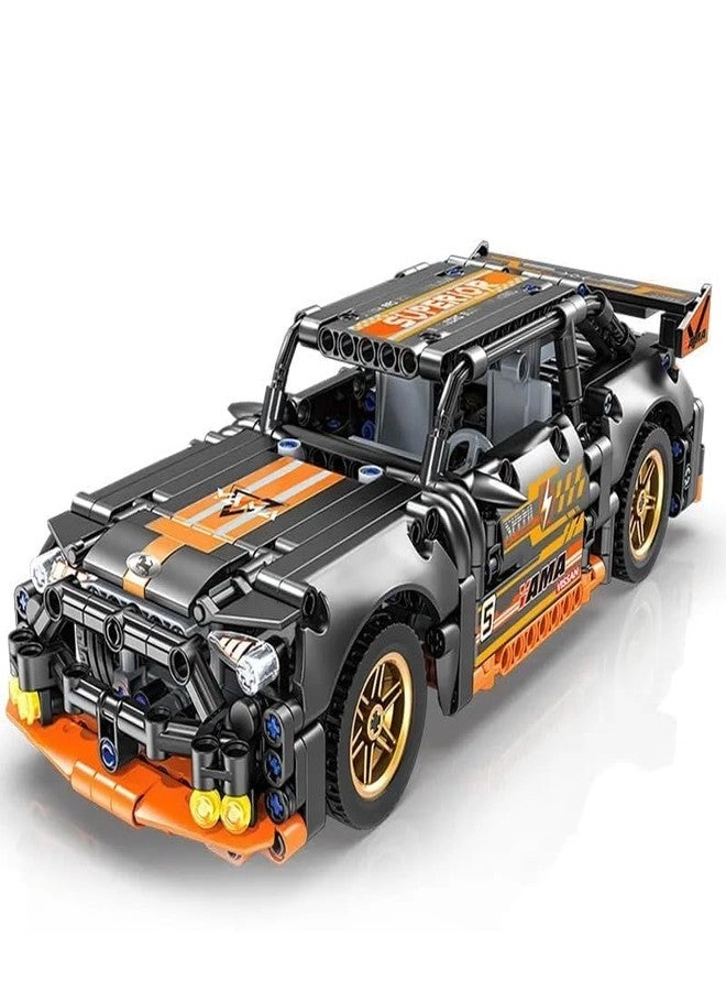 Tocexy Pull Back Racing Car - Orange Mustang 520 pcs