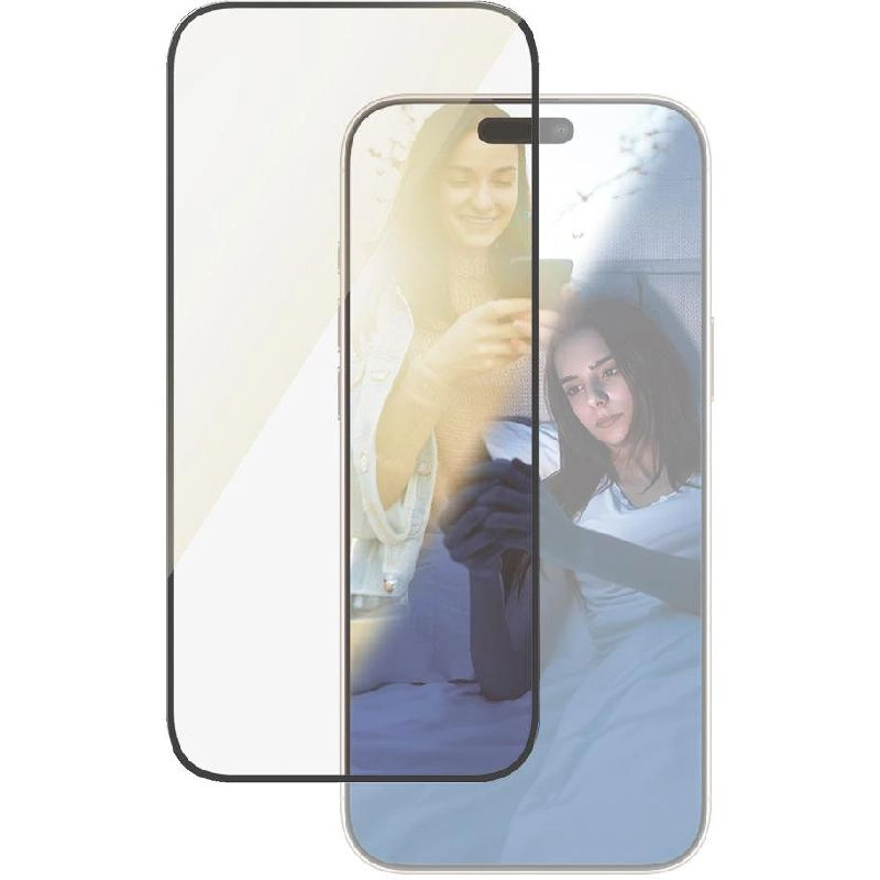 Ultra Wide Fit Clear Tempered Glass Screen Protector for iPhone 16 Plus