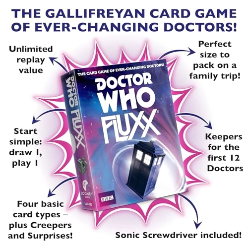 Doctor Who Fluxx: Whovian Delight - Card Game