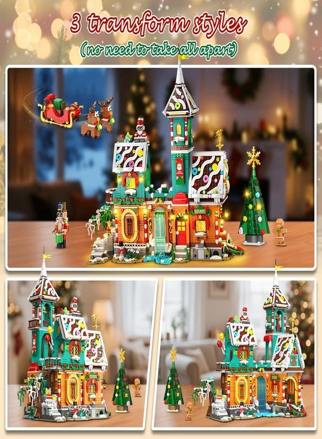 Christmas Gingerbread House Building Set - 1976 pcs