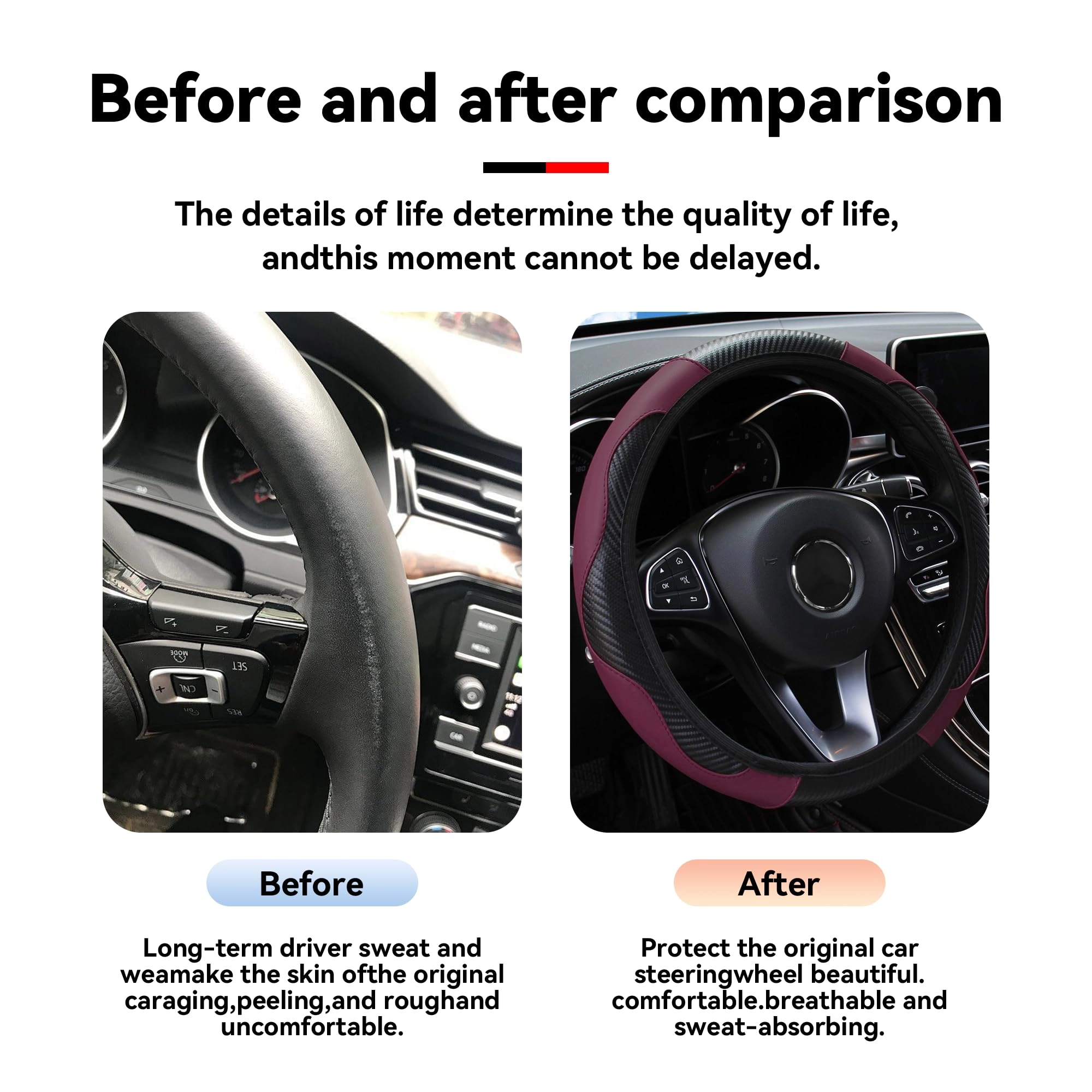 Car Steering Wheel Cover