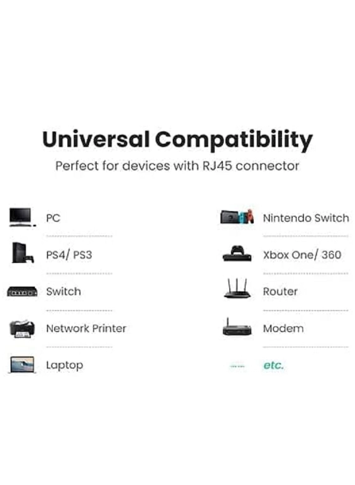 RJ45 cat6 Ethernet Patch Cable - 3m