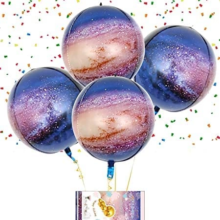Astronaut Outer Space Party Balloons - Birthday Space Theme