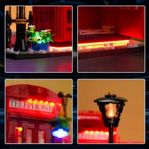 Light Kit for Lego 21347 - LED Red