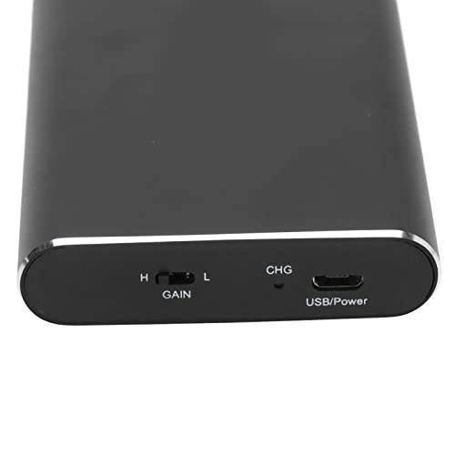 Headphone Amplifier - Portable Black Two-Stage Gain Switch