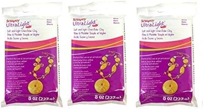 Ultra Light Soft and Light OvenBake Clay - Polymer Clay 3pcs.