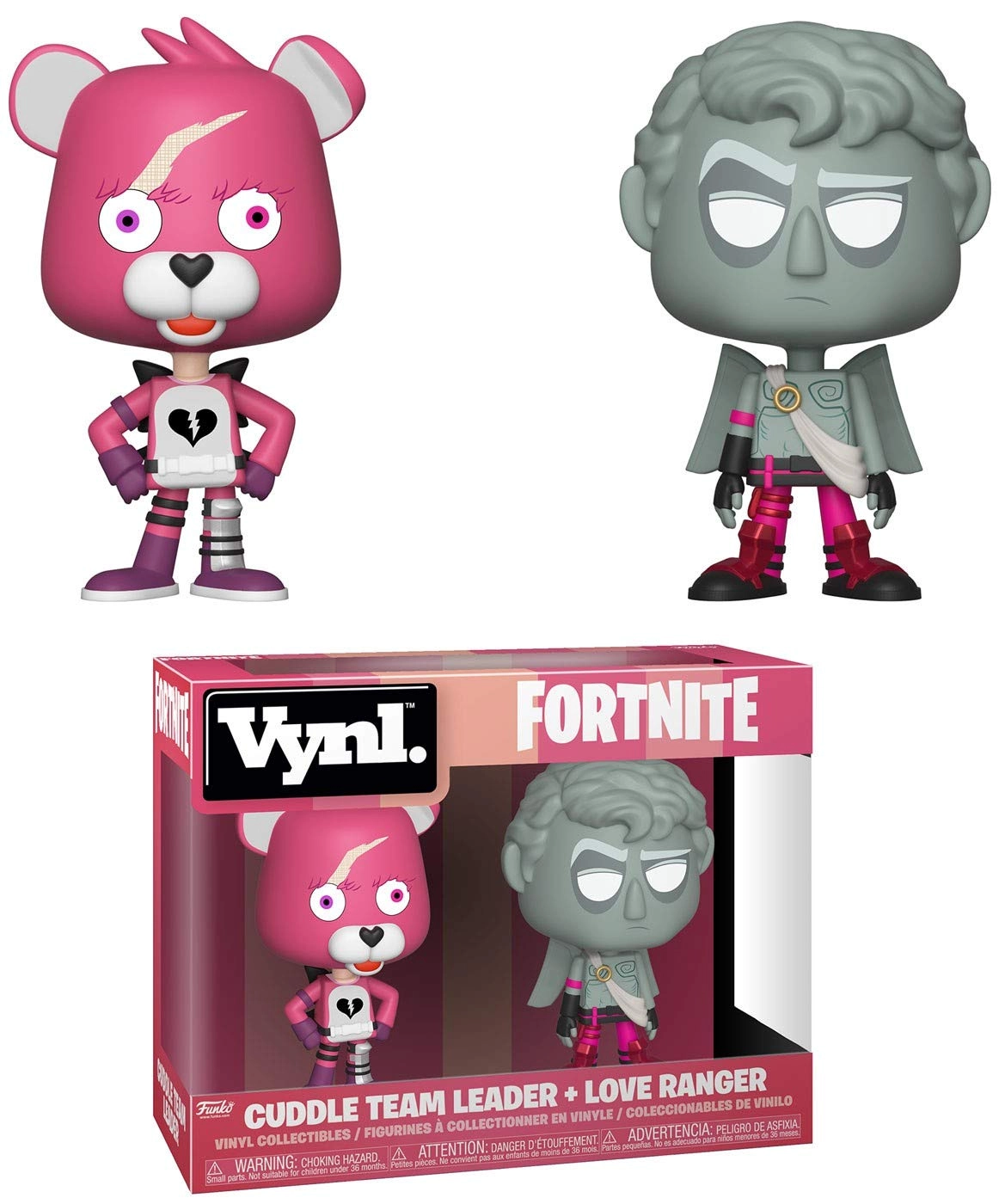 FUNKO Cuddle Team Leader + Love Ranger - Fortnite - 2-Pack Multicolor