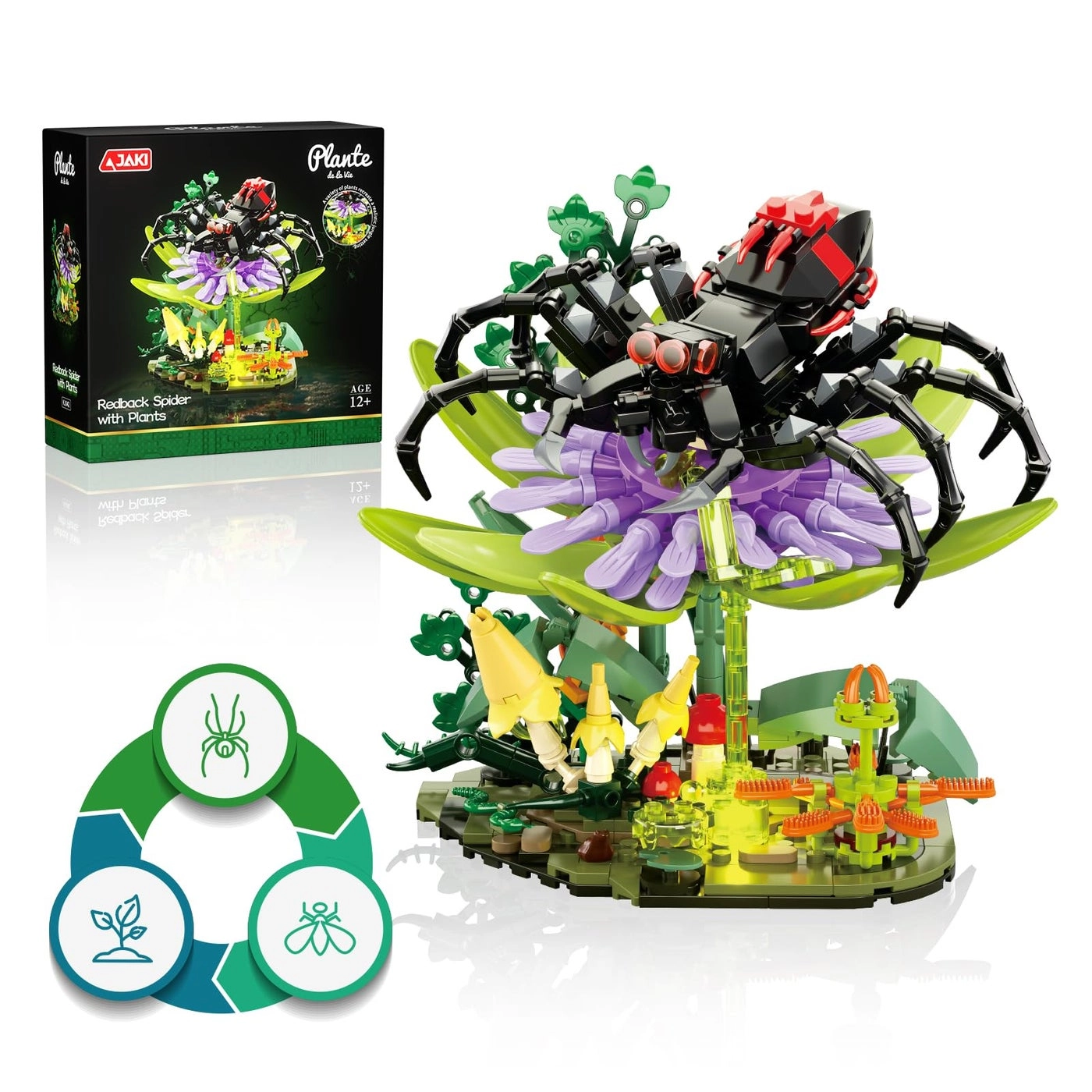 Spider Building Set - redback spider 538pcs