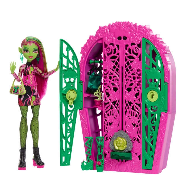 Monster High Venus McFlytrap Doll - Skulltimates Secrets Midnight Garden Series Ages 4+