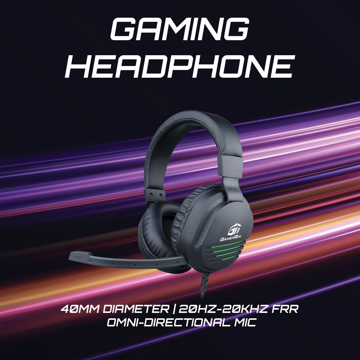 Keyboard + Monitor + Mouse + Mouse Pad + Headphones - PC