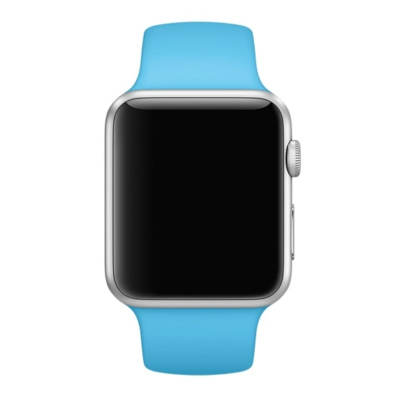 Sport Band for Apple Watch 46mm - Fluoroelastomer Pin-and-tuck Anchor Blue M/L