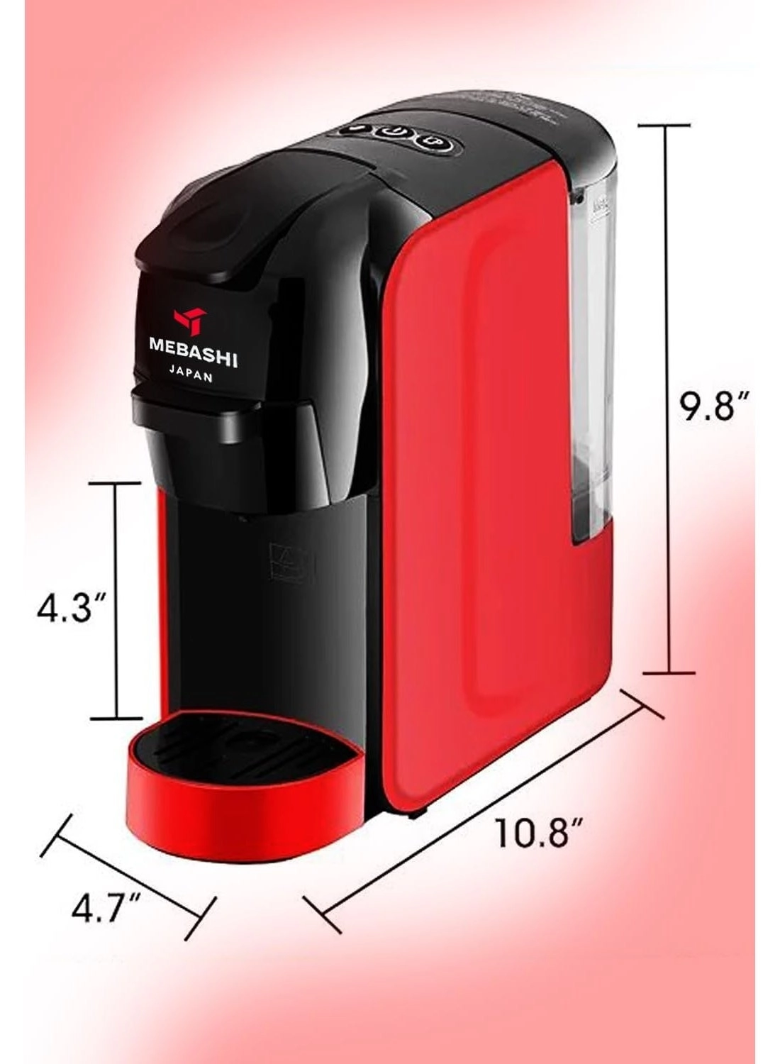 3-in-1 Multi Capsule Coffee Machine CEM301