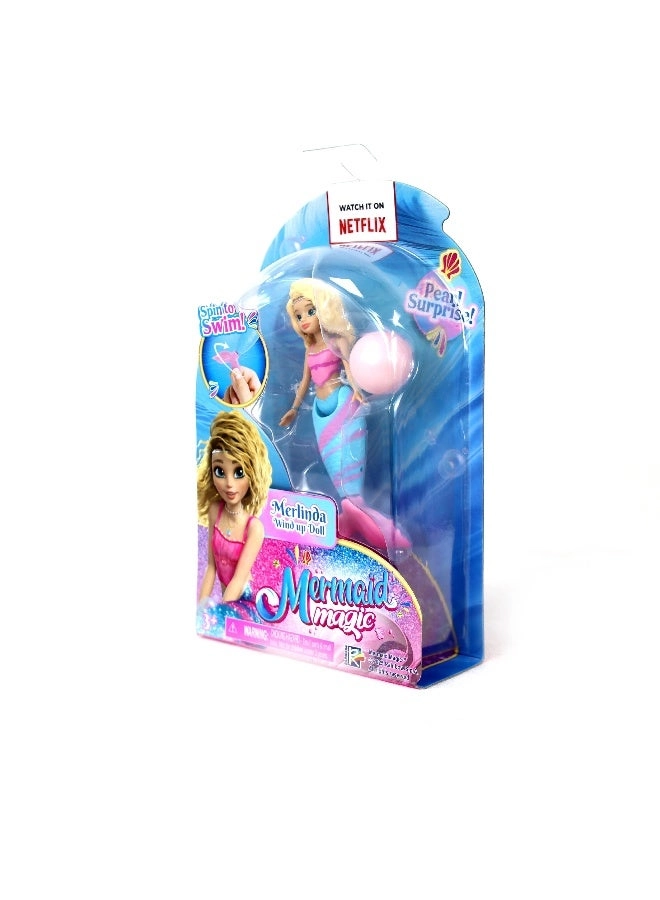 Sasha Doll - 5-Inches Wind-Up Swim Action Set Ages 3+