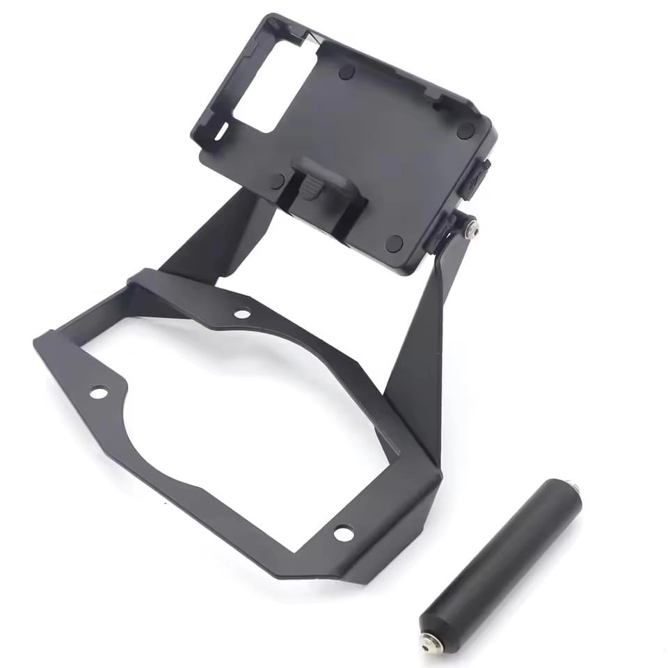 Motorcycle Bracket Mount Smartphone GPS Holder - Cup Holder Mount Adjustable Orange Black