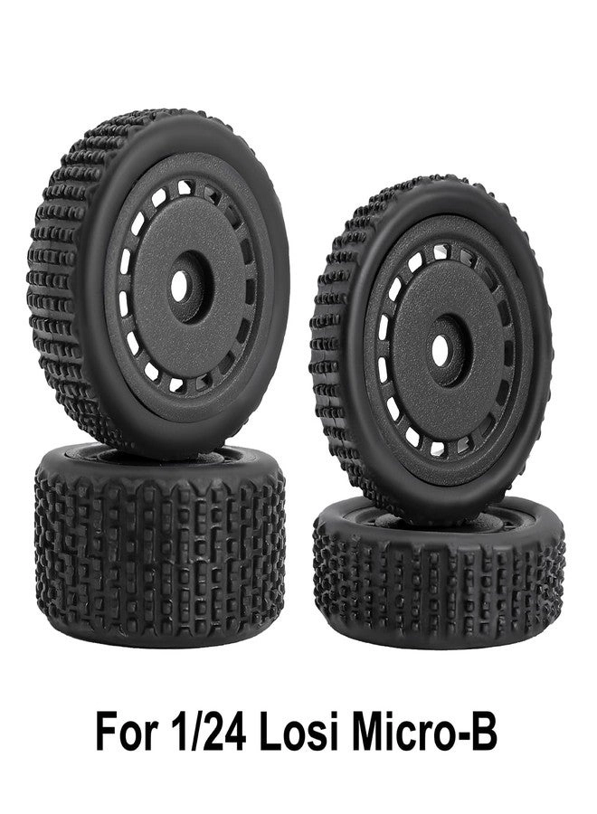 Pre-Mounted Pin Buggy Tires and Wheels - 1/24 1/28